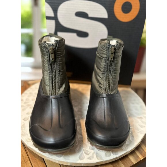 BOGS Classic Casual Winter Zip Women’s Waterproof Ankle Boot Olive/Black Size 9 - Picture 3 of 10